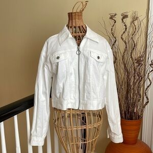 Michael Kors 🎈Sale🎈white Jeans Jacket